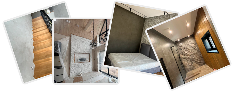 коллаж из выполненных работ Лидекор