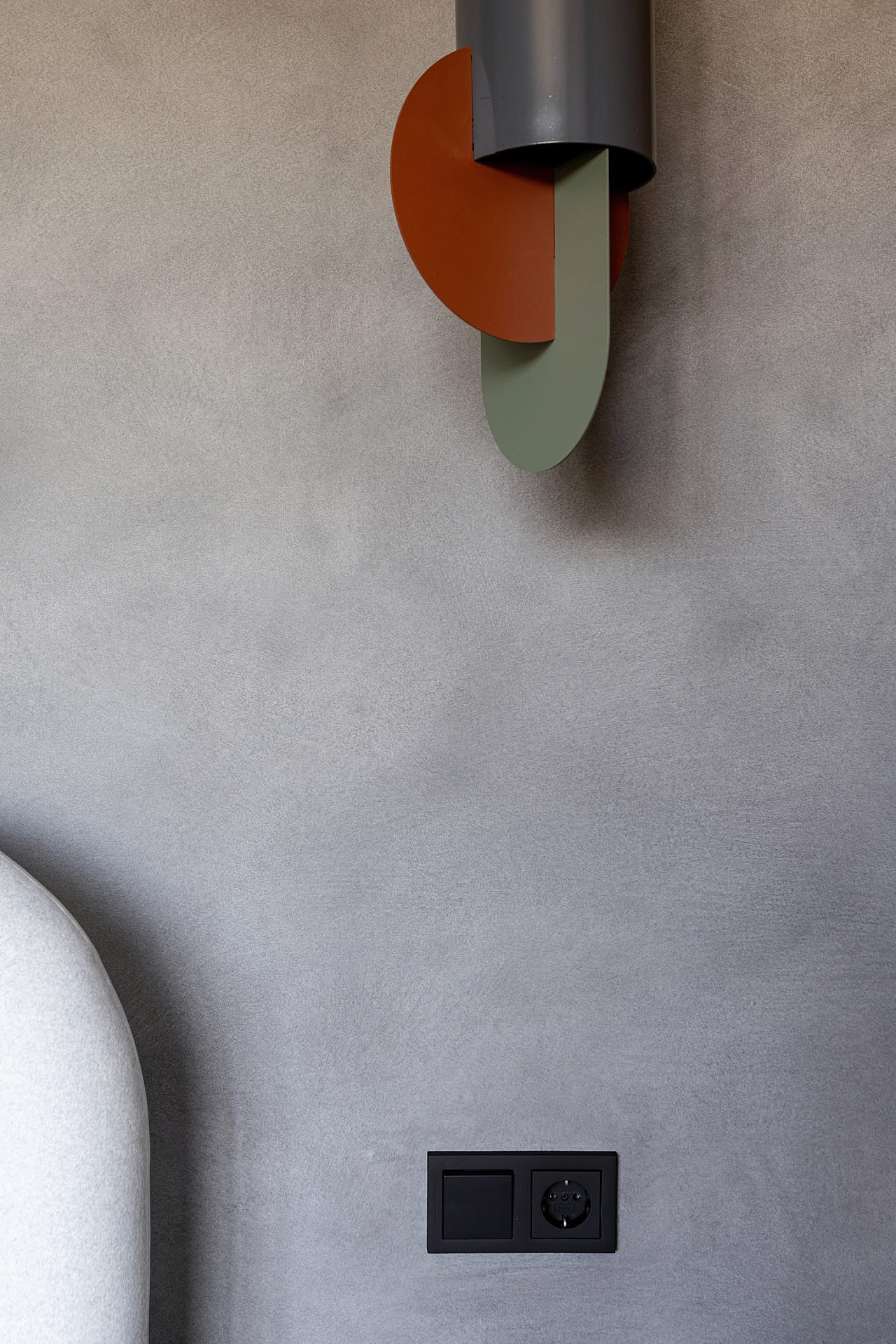 Пример декоративной штукатурки в интерьере